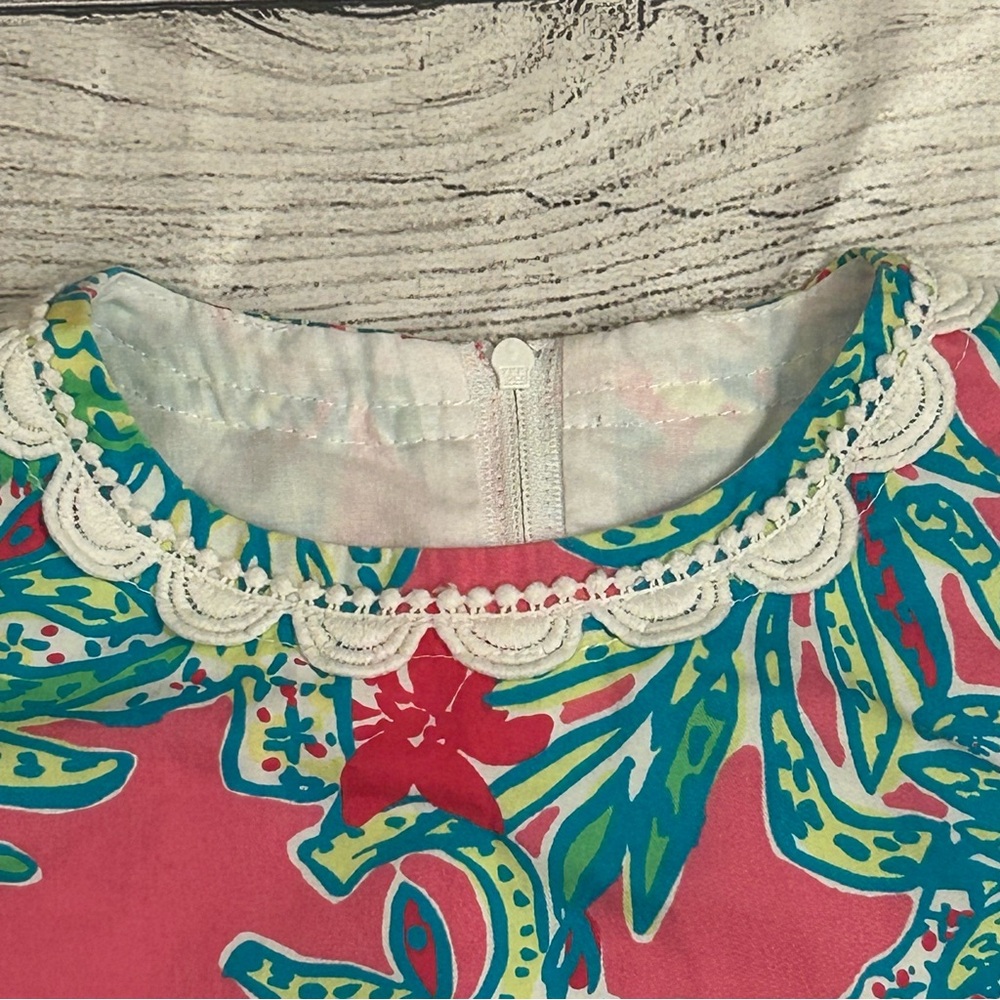 Lilly Pulitzer floral dress size 4 girls - Picture 3 of 7